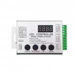 Aluminum Shell LED Controller 4 Key RF Wireless Remote Pixel SPI Controller for Addressable Dream Color RGB/RGBW LED Lights DC5-24V