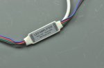 LED Strip Mini RGB Amplifier With 12V DC 5.5mm x 2.5mm Input