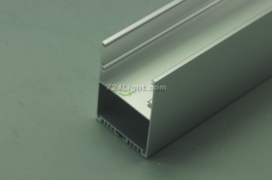 1 Meter 39.4â€ Aluminum LED Suspended Tube Light LED Profile Diameter 50mm suit 43.6mm Flexible led strip light