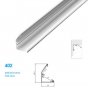 20.5*14MM Counter Lighting Aluminum Profile with Reflector Construction for LED strip lighting installation