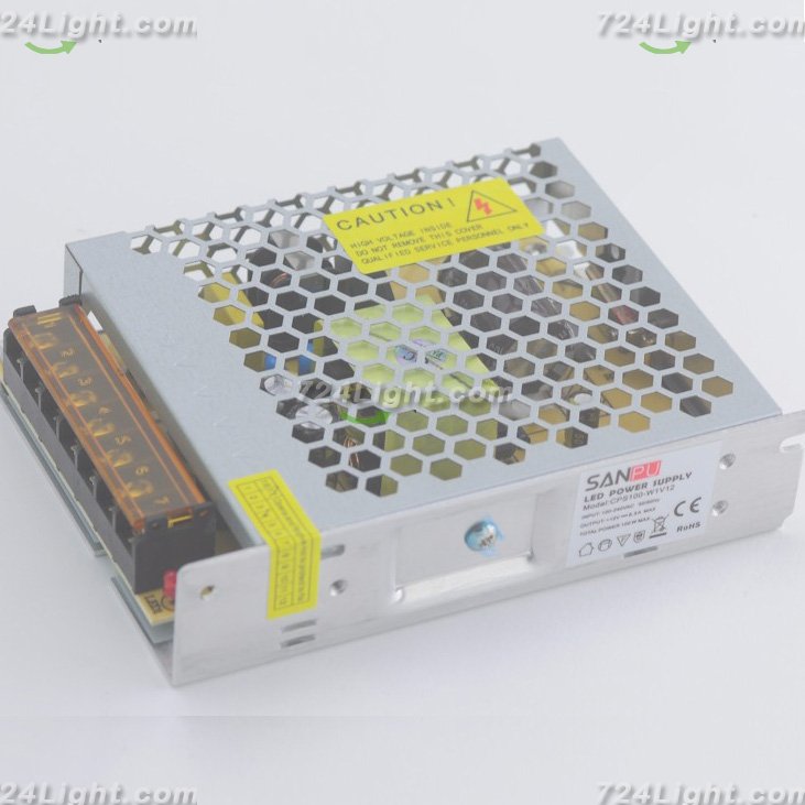 12V 8.3A LED Power Supply 100 Watt LED Power Supplies For LED Strips LED Lighting