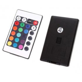 24Key IR Remote Controller for RGB LED Strip Lights 4-pin DC12V-24V LED Strip Controller