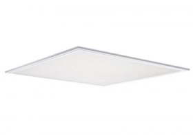 2'x2' (595x595mm) 40W LED Panel Light in 0.39'' (10mm) Thick White Trim Flat Sheet Panel Lighting Board Super Bright Ultra Thin Glare-Free