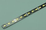 Wholesale Black 39.3inch 5630 Rigid LED Strips 72LED 1M 12V DC Aluminium Rigid Strip Light For Cabinet/Wardrobe/Celling