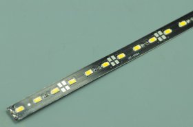 Wholesale Black 39.3inch 5630 Rigid LED Strips 72LED 1M 12V DC Aluminium Rigid Strip Light For Cabinet/Wardrobe/Celling