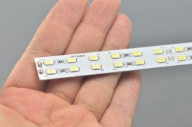 Double Row 39.3inch 5630 Rigid LED Strips 144LED 1M 15mm 12V DC Aluminium Rigid Strip Bar light