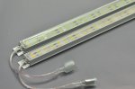 1Meter Double Row Waterproof LED Strip Bar 39.3inch 5630 Rigid LED Strip 12V With DC connector 144LEDs/M