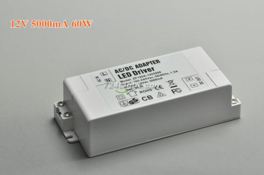 12W 24W 36W 48W 60W LED Power Supply 12V 1A 2A 3A 4A 5A LED Power Supplies UL Certification For LED Strips LED Light