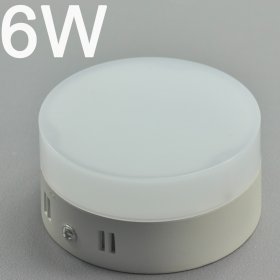 6W DL-HQ-202-6W LED Panel light Round Diameter 90.5mm Height 46mm PVC Acrylic Cover Cabinet LED Down Lights