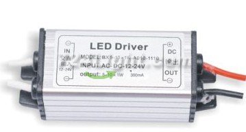 5-10x1W LED Power Supply 300mA DC 15V-36V Output Low Pressure Waterproof AC 12-24V Input LED Driver For LED Tubes Spotlight Ceiling Light