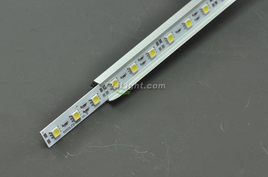 LED Aluminium Profile LED Strip Light Aluminium Profile 1M V Flat Type Rail Aluminium