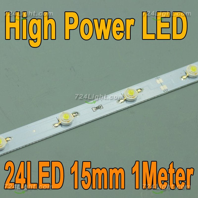 39.3inch High Power Rigid LED Strips 72W 24LED 1M 12V DC Aluminium Rigid Strip Bar light