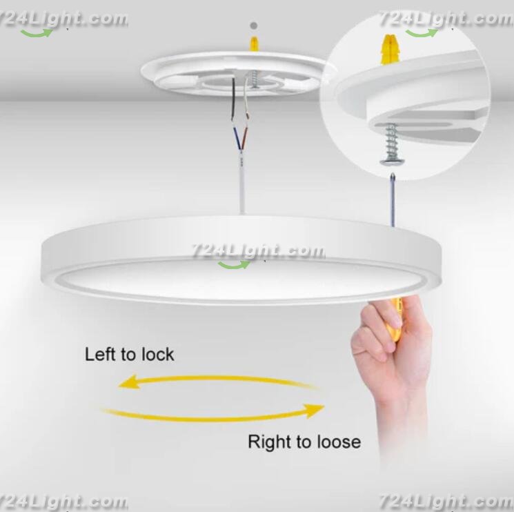 15.74 Inch 32W LED Light Fixtures Ceiling Flush Mount for Bedroom, Kitchen, BathroomLamps Ultrathin