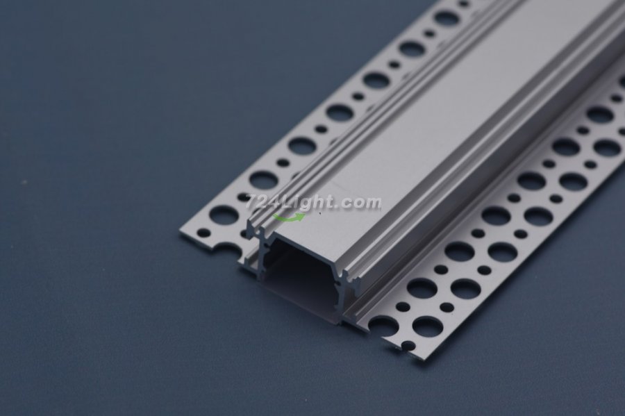 3 Meter 118.1â€ Aluminum Recessed LED Corner Strip Channel 73mm x 18.5mm Seamless Led Housing
