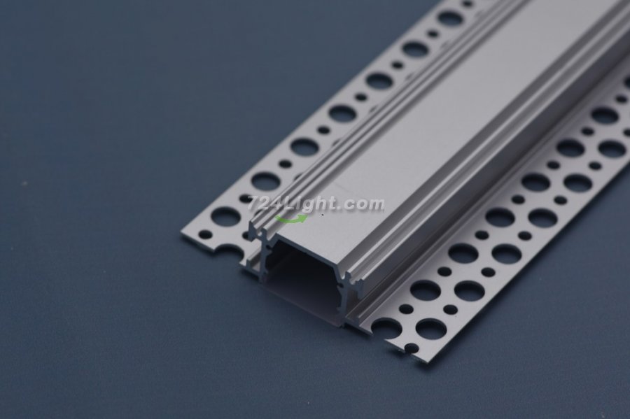 2.5 Meter 98.4â€ Aluminum Recessed LED Corner Strip Channel 73mm x 18.5mm Seamless Led Housing