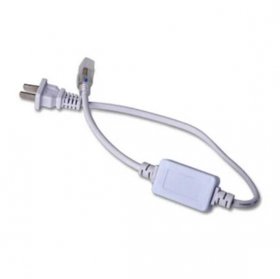 AC110V-240V LED Strip Single Color PowerPlug with End Cap and Contact Pin