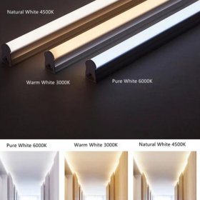 10Pcs Pack 2FT/3FT/4FT AC/DC 12-36V T8 LED Tube Light w/ Milky White Cover