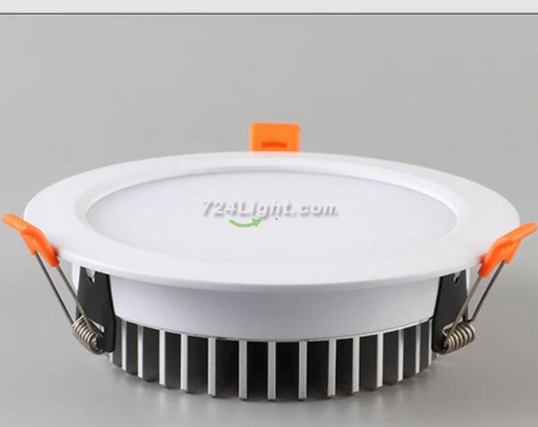 4 Pack RGBW Super Bright Modern Recessed LED Lighting 32W 24V White Round Embedded LED Downlight Aluminum Indoor Ceiling Downlight Hotel Lighting Bar Lighting Dancing Room Lighting Restaurant Lighting