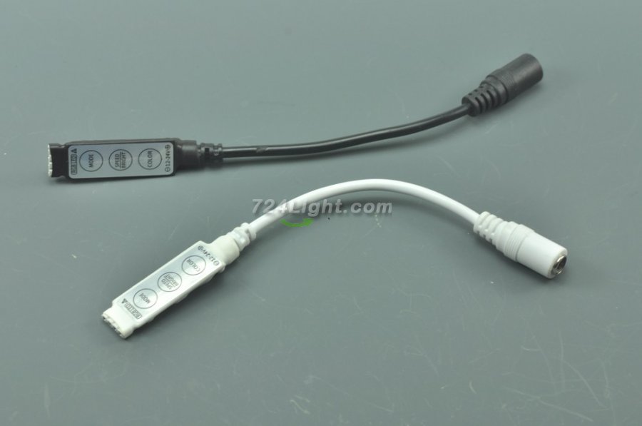 Mini RGB Controller Dimmer 12V 6A 3 Keys for 5050 3528 RGB LED Strip Light - Click Image to Close