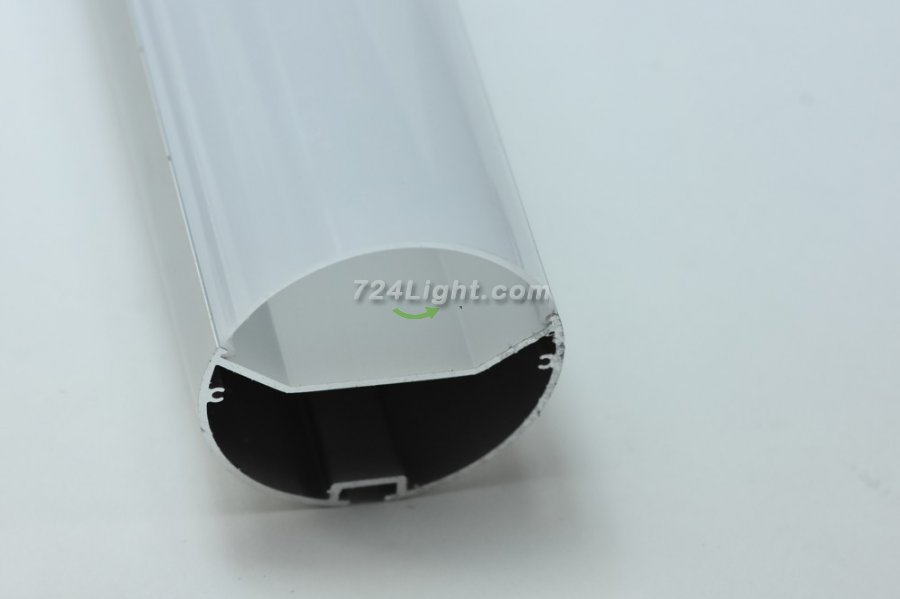 2 meter 78.7" 2.5inch Newest Suspended Tube Light LED Profile Diameter 63mm 1meter Tube lighting Profile