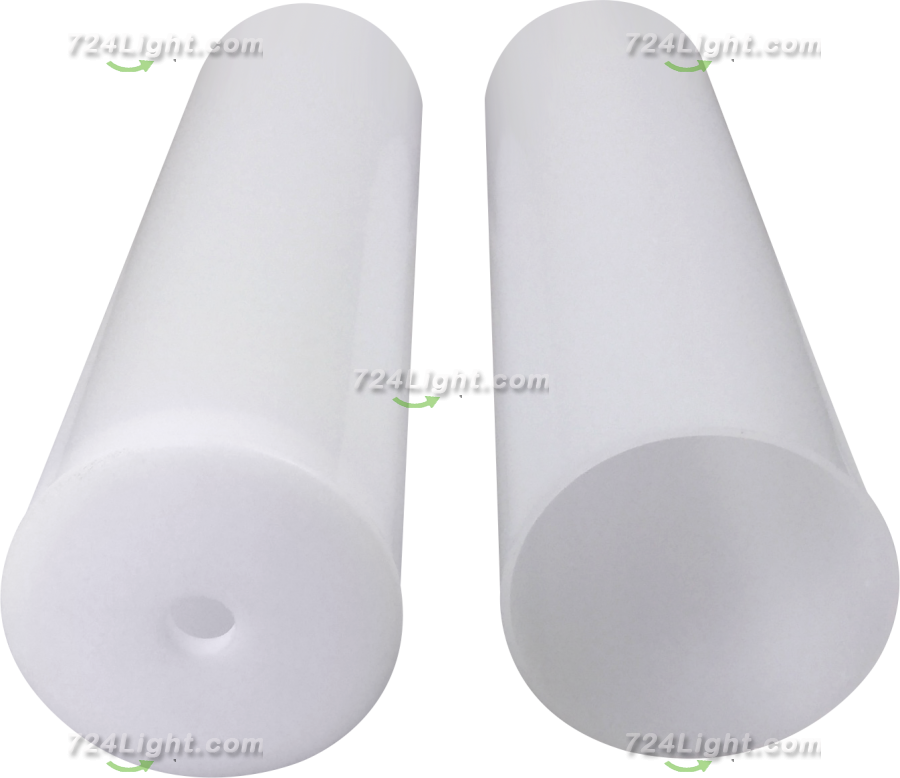 50mm diameter all-plastic tube 360-degree light-emitting line light hard light bar light aluminum groove shell kit