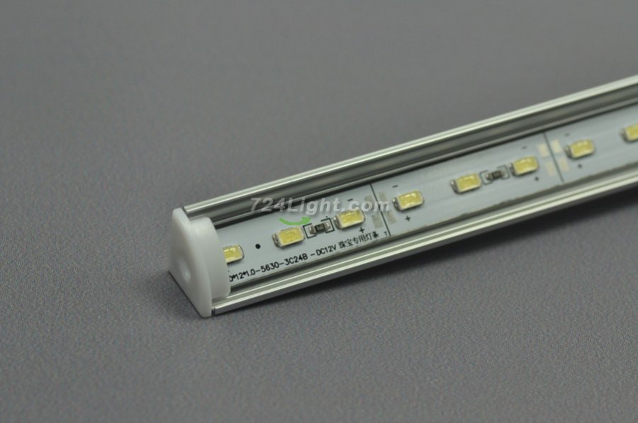 Wholesale Wholesale 90Â° Right Angle LED Bar 1Meter 19.7inch Aluminium Bar 12V(24V) 5050 5630 Rigid Strips LED Bar