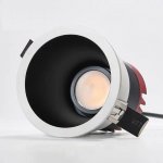 7W Narrow Edge Deep Anti-glare COB Spotlight Embedded LED Intelligent Dimming Color Ceiling Spotlight