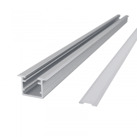 1009 aluminum groove 10mm wide 9mm high with edge embedded line light hard light bar aluminum groove shell kit