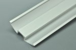 Double Wings LED Aluminium Extrusion Recessed LED Aluminum Channel 1 meter(39.4inch) LED Profile