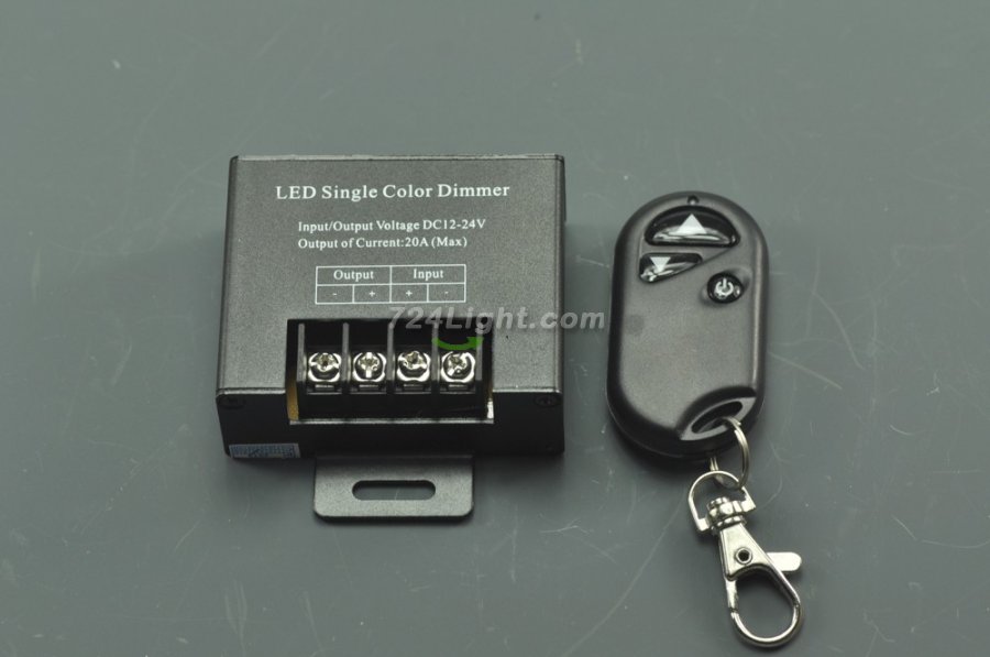 Steel Single color LED Strip Kit with 3 Keys Dimmer Controller 5050 3528 Strip light Kits