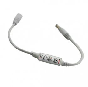 DC 12V-24V 12A Push-Button Inline Mini Dimmer