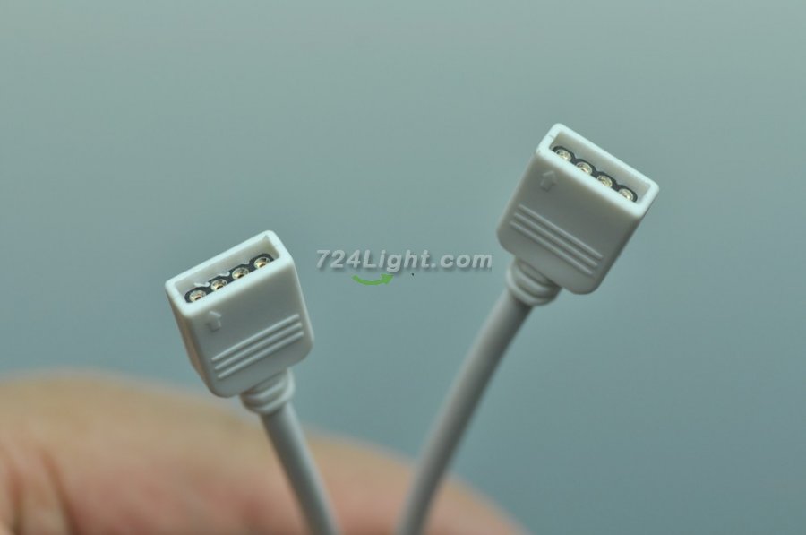 RGB Extension Cable Connect 4pins Female plug led strip lights multi color 5050 3528 Connector Line