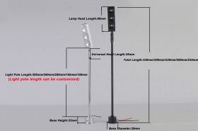 3W LED Jewelry Showcase Standing Spot Light Warm White Pure White 3*1W LED Cellphone Showcase Standing Spotlight