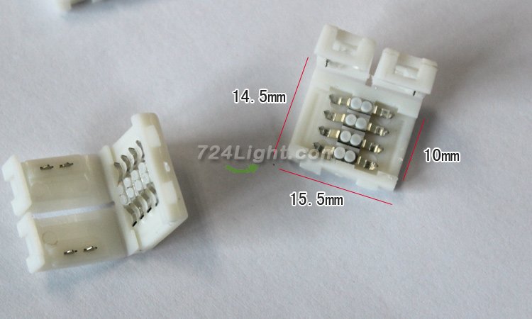 Wholesale LED RGB Connector 5050 RGB Easy Connect 10mm rgb led strip connect