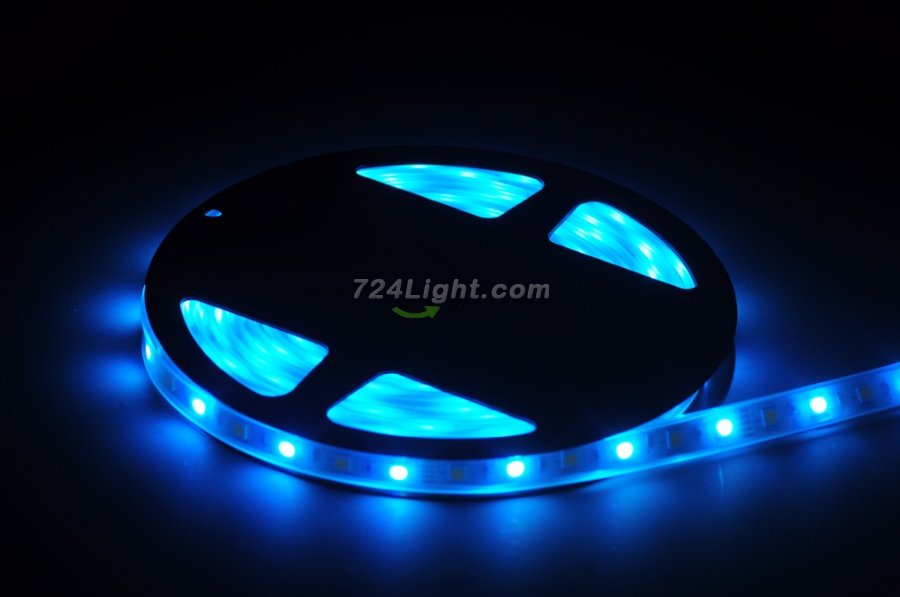 RGB White LED Strip light IP68 5050SMD Color change with white color 5meter(16.4ft) 300LEDs