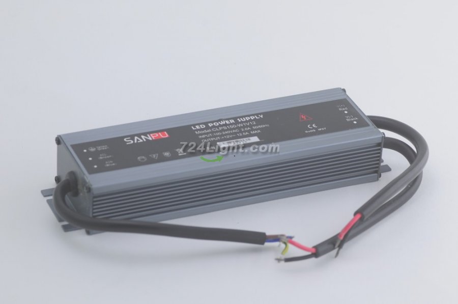 Waterproof 12V 12.5A LED Power Supply 150 Watt LED Power Supplies Rain-proof For LED Strips LED Light