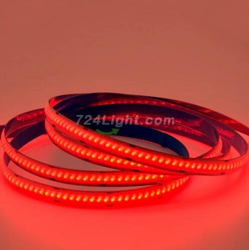 Multi-colors FCOB LED Strip 16.4FT/5M Dot Free 840LEDs/M 14W/M 24V RGB LED Light Tape