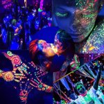 60W UV Black Light LED Strip, 16.4FT/5M 2835 300LEDs 395nm 405nm Night Fishing Party
