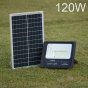 120W Solar Spot Lights 8800lum Controlable Bright 20hours Outdoor Led Flood Lights