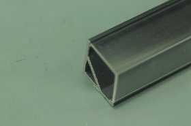 0.5 meter 19.7" Black LED U Rectangle Aluminium Channel PB-AP-GL-005-B 16 mm(H) x 16 mm(W) For Max Recessed 10mm Strip Light LED Profile