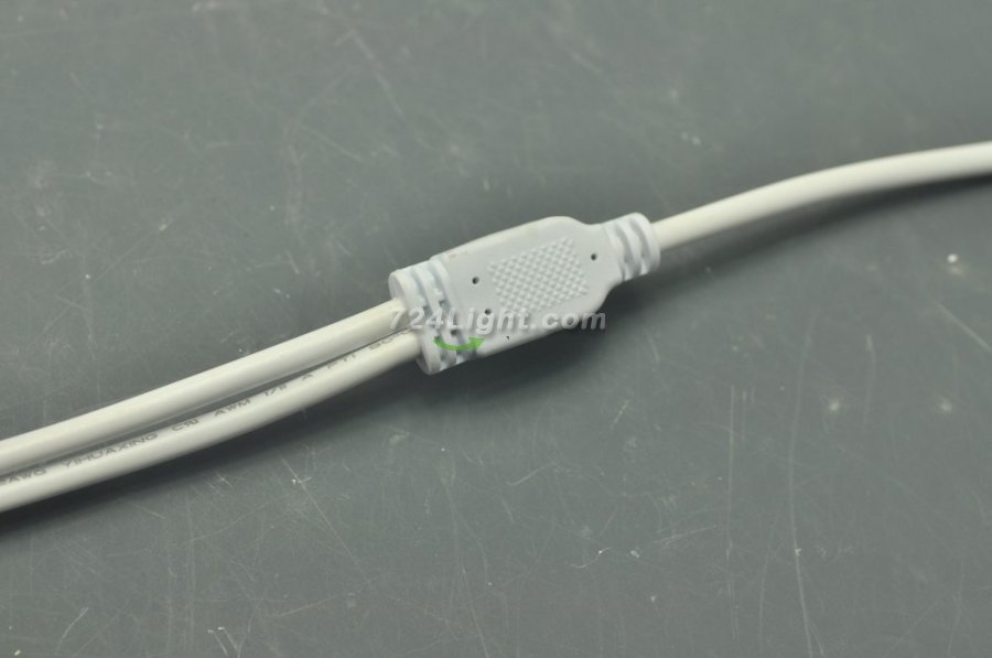LED Light Splitter Female 2pin 1 to 2 Male Adapter Connector Cable 43cm