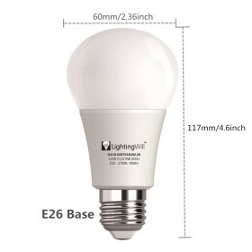 FreeShipping 4pcs X 9W UL CUL Approved 9 Watt 800 Lumen 2700K Warm White E26 Edison Screw Medium Base A19 LED Light Bulb, 75 Watt Bulb Equivalent