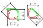 PB-AP-SH-1111V LED Aluminium Channel