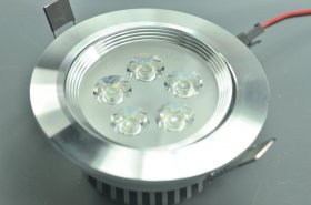 5W CL-HQ-01-5W LED Downlight Cut-out 91mm Diameter 4.3" Silver Recessed Dimmable/Non-Dimmable Ceiling light