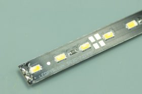 Wholesale Black 39.3inch 5630 Rigid LED Strips 72LED 1M 12V DC Aluminium Rigid Strip Light For Cabinet/Wardrobe/Celling