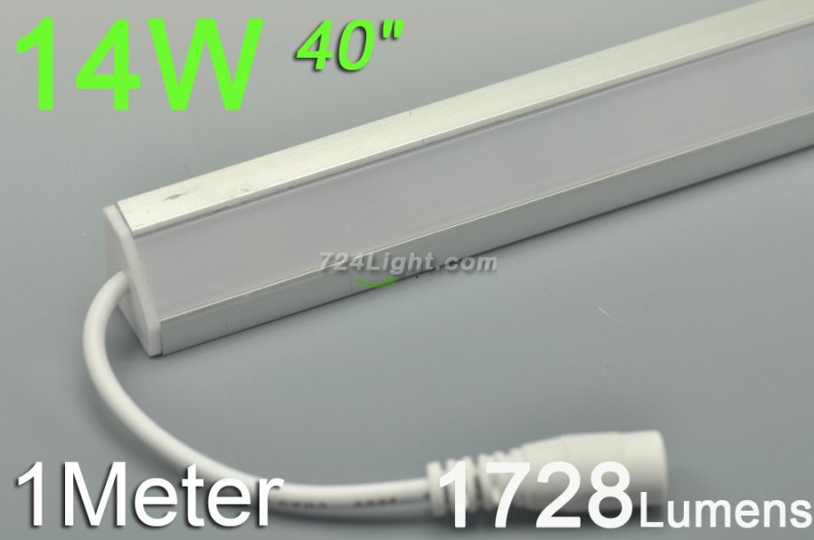1meter LED Under cabinet bar with good cool space 5050 5630 strip rigid bar strip light