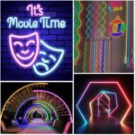 Free Shipping Addressable Pixel LED Light 12V T1616 NEON Dream Color WS2811 LED Strip Light Kit