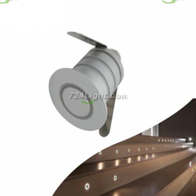8 PCS Pack DC12V-24V 1W/3W IP67 Outdoor Waterproof LED Wall Light Corridor Ladder Step LED Lights