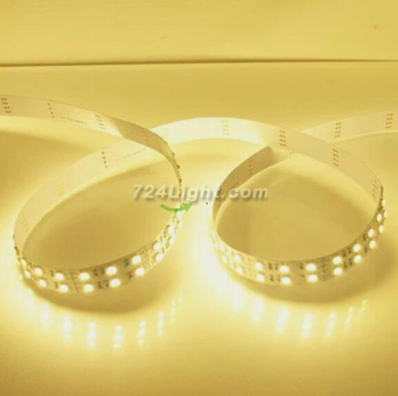High CRI 90 LED light strip, 12V Dimmable SMD5050-600 Double Row Flexible LED Strips, 120 LEDs 1800LM Per Meter, 15mm Width Tape