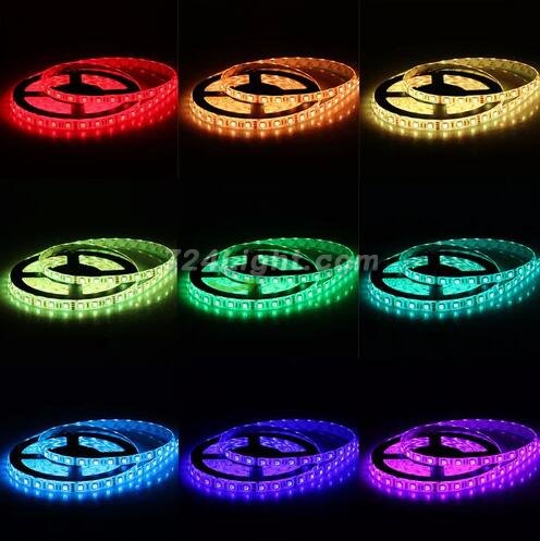 RGB LED Strip Lights, 32.8FT/10M SMD5050 300leds Waterproof RGB Color Changing LED Strip Light Kit